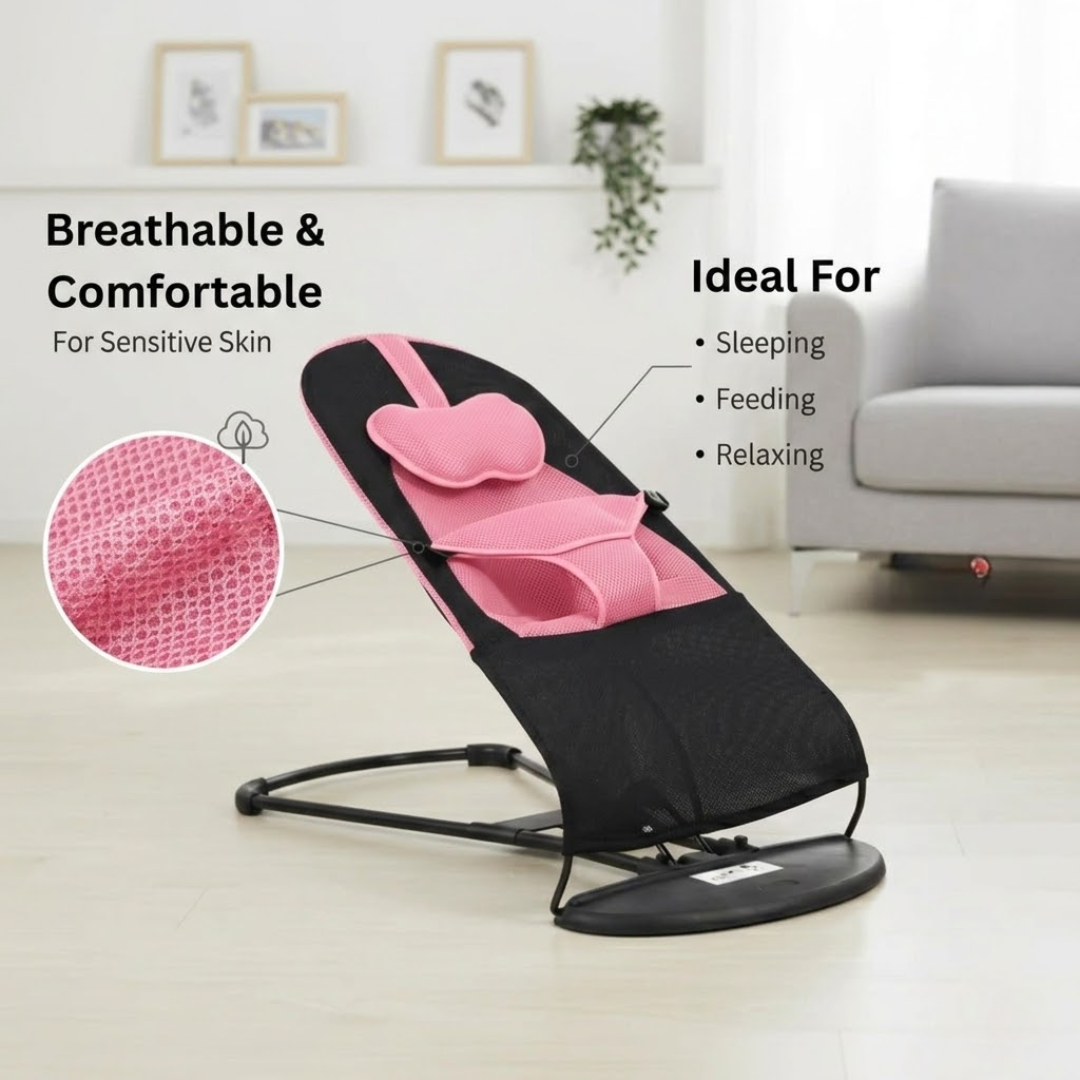 Baby Rocking & Cradle Chair with Soothing Motion