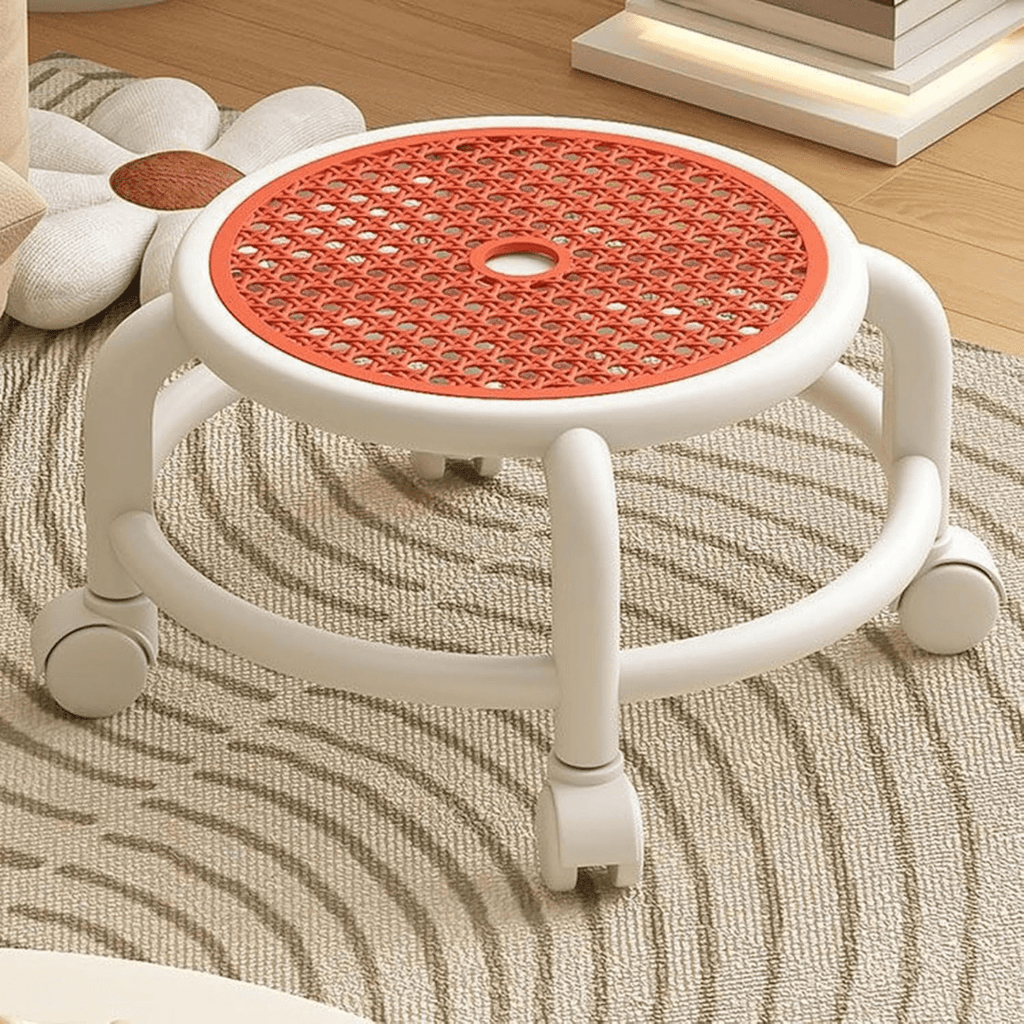 Multipurpose Comfortable Portable Swivel Rolling Stool