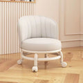 Multi-Functional Portable Plastic frame Round Stool With Wheels